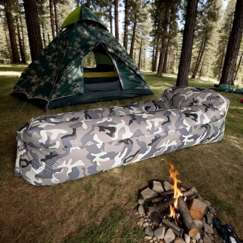 Ocastuted Aufblasbares Luftsofa, Air Lounger Mit Aufbewahrungstasche, Aufblasbare Liegeluftsofa Tragbarer Wasserdicht, Aufblasbare Couchsofa Bettcamping, Luft Sofa Couch Für Das Reisen