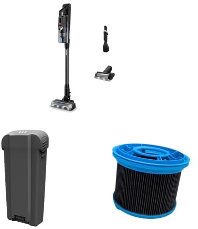 Bissell Lot de Produits - Aspirateur sans Fil PowerClean FurGuard + Batterie PowerClean 2500mAh + Filtre HEPA pour PowerClean FurFinder™ & FurGuard™ (4091N, 4140 & 4245)