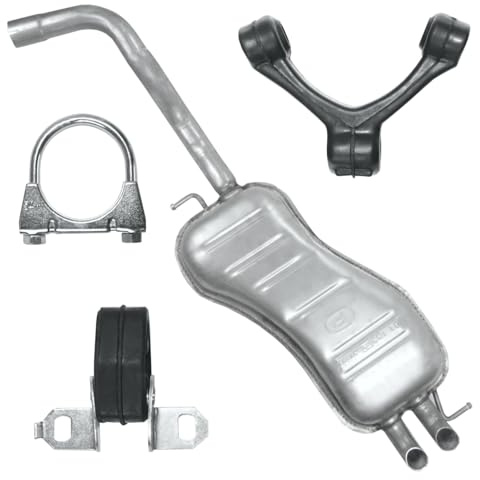 POLMOstrow Auspuff für Audi A3 8L 1996-2003 | Endtopf, Motoren: 1.8 T | Fließheck
