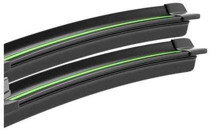 Car Windshield Wipers For Fiat 500 2007-2017 500L 2012-2022 500X 2014-2023 500C Front Windshield Wiper Blades 2x Accessories Windscreen Window Set Wiper Blades(50 * 0C (2009-2016),Black-Green)