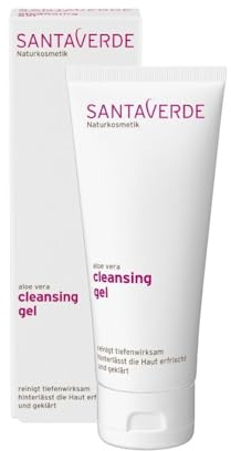 Santaverde cleansing gel - Sanfte Reinigung und Erfrischung mit Aloe Vera und Gurkenextrakt - Für alle Hauttypen - 100 ml