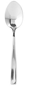 Abert America cucharillas de Moka, Acero Inoxidable, Gris, 3 Unidad