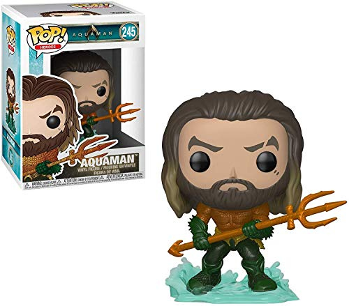 Funko Pop! Vinyl: DC Aquaman: Arthur Curry in Hero Suit 3,Standard - Vinyl-Sammelfigur - Geschenkidee - Offizielle Handelswaren - Spielzeug Für Kinder und Erwachsene - Movies Fans