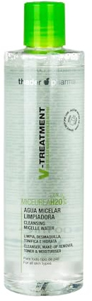Thader Pharma V Treatment Agua Micelar Limpiadora con Urea Miceurea H2O para todo tipo de piel, 300 ml
