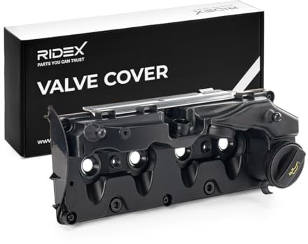RIDEX 977C0018 Cache-culbuteur avec joint de couvercle de soupape avec couvercle Compatible avec VW Golf VI 3/5 portes 5K1