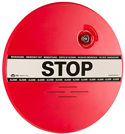 GFS DEXCON Fluchtwegsicherung für Türen und Fenster, GfS Markenware aus Kunststoff, Art.-Nr. 960960 | Türwächter Notausgang | Fluchttürwächter | Türwächter Alarm