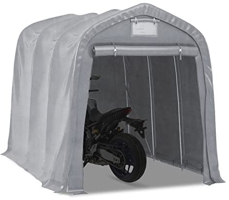 Garage Compatible avec Tente Moto Motoguard Gris DP2700