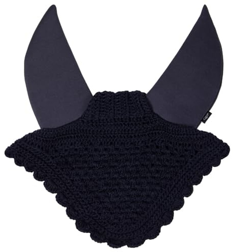 QHP Fliegenohren Fliegenhaube Flore Soundless schalldicht Navy