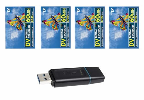 Riversamento, trasferimento videocassette Mini DV su Pendrive o Dvd (4 VIDEOCASSETTE SU PENDRIVE)