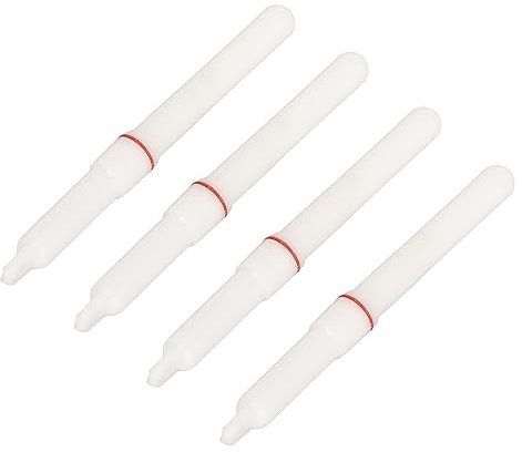 Trisar Angeln Leuchtstab, Wasserdicht 4 Stück Rutenspitze Leuchtstab ABS (Leuchtet dauerhaft rot)