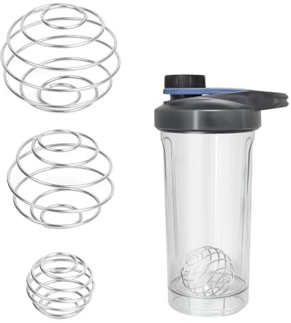Shaker Ball,Shaker Kugel,3 Stück Edelstahl Shaker Ball,Shaker mit Kugel,Shaker Flasche Cup Draht Schneebesen für Protein-Mischgetränke(3 Größen en)