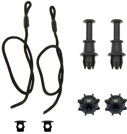 Hayaww Kofferraum Halteband Hutablage Auto Universal Schwarz Band Halterung für Den Kofferraum Auto Universal Haltebänder Kofferraumabdeckung Heckablage Strap für VW Golf 6 5 4 MK6 GTI R20