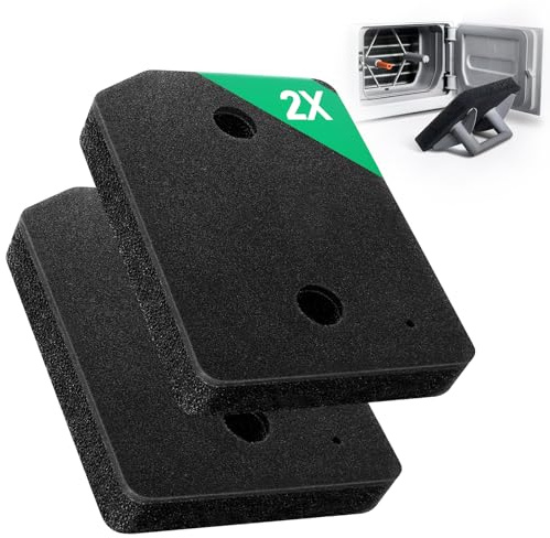 2 Stück Filter für Miele T1 Serie Wärmepumpentrockner, Schwammfilter Filtermatte für Miele Teilenummer 9164761, Filtermatte Wäschetrockner Sockelfilter Zubehörset,Fein/Grob 210 x 158 x 32mm