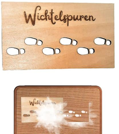 Wichtel Schablone Fußabdrücke - Weihnachten Bodenschablone, Wichtel Zubehör Fußabdruck | Weihnachten Fußabdruck Malerei Schablonen, Weihnachten Fenster Schablonen für Fußabdruck Vorlage, Weihnachten