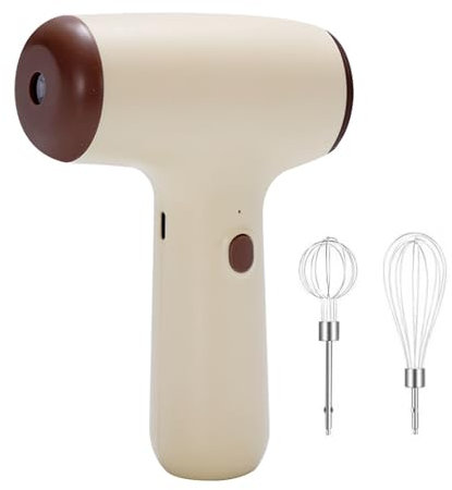 Sbattitore manuale senza fili, 2 teste sbattitore Sbattitore elettrico ricaricabile Sbattitore per dolci Frusta elettrica Sbattitore per uova Sbattitore per uova Sbattitore per