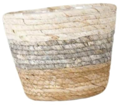 F Fityle Panier de Jardinage en Osier, Conteneur pour Plantes avec Protection Imperméable, XS