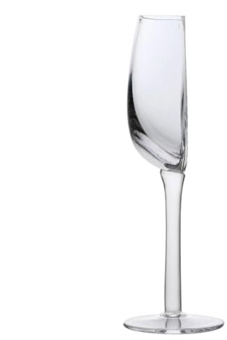 Wine Glasses | 140ml Portable Red Wine Bubble Tea Cup | Reusable Long Stemmed Wine Glass | European Creative Crystal Glass | Semi-Circular Cup Body | Red Wine Cup Glass with Stem for Birthday