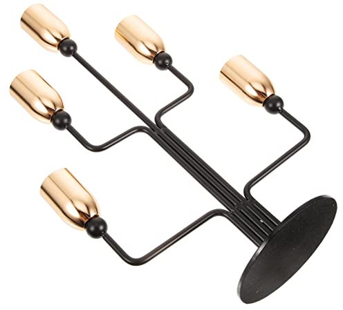 MAGICLULU Armiger Kerzenständer Aus Metall Vintage-kerzenhalter Im Europäischen Stil Mit Raum Für Stumpenkerzen Hitzebeständig Und Langlebig Für Wohn Und Partydekoration