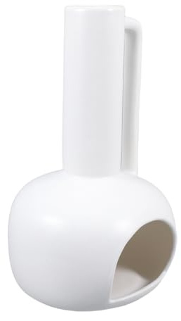 CORHAD Quemador De De Cerámica con Soporte De Palo Santo para Yoga, Decoración del Hogar, Manojos De Varillas De Incienso De Cerámica, Recipiente Quemador con Mango Suave
