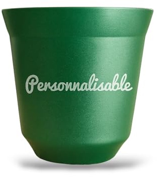 Tasse personnalisable à Café Expresso Inox - Fête des pères (Verte, 80ml)