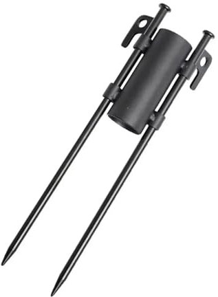 MDSIOKHJ Sonnenschirmständer Zeltstangen Outdoor-Halter Regenschirm Basis Metall Angelrute Robust Multifunktionsständer Boden Nagel Zubehör