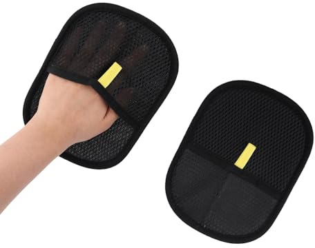 Tinoaly 2pcs Pet Hair Remover Gloves, Reusable Electrostatic Pet Hair Remover Multi-Functional Cat and Dog Static Grooming Mitt for Furniture Carpet Clothes Couch Cleaning