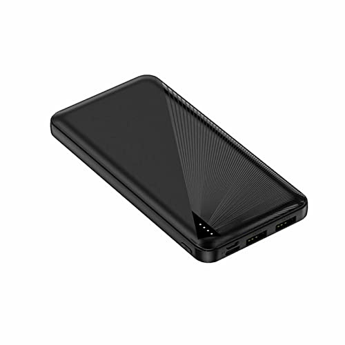 Power Bank, Caricabatterie Portatile 20000mAh ad Alta Capacità s con 2 Porte USB Batteria Esterna con 4 Luci LED per Smartphone e Altri Dispositivi