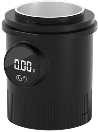Molinillo de café en polvo, recargable, escala de expreso, precisión de 0,1 g, taza dosificadora de café profesional para escala recargable de portafilte de 58 mm
