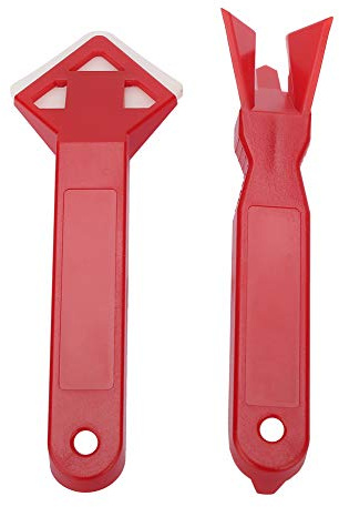 Silicone mastic dissolvant pelle verre ciment à calfeutrer grattoir 2PCS calfeutrer outils kit écologique sûr durable joint angle verre ciment