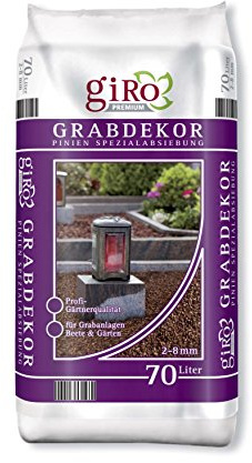 70 Liter Premium Grabdekor Pinienrinde Mulch Rindenmulch Dekorrinde Bodengrund 2-8 mm
