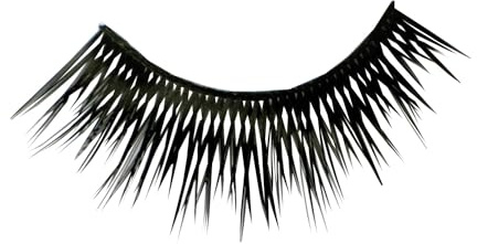 Eulenspiegel 001394 - Cils artificiels, Crazy Black, pour carnaval, fête à thème