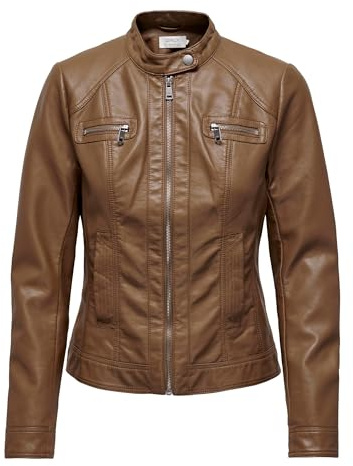 ONLY ONLBANDIT Faux Leather Biker OTW NOOS