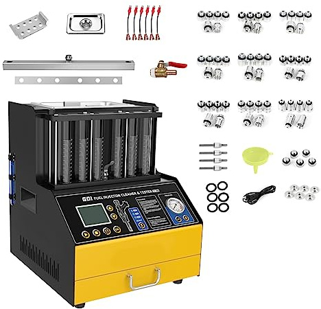 LUTIFIX Detergente e Tester per iniettori di Carburante, 6 cilindri CT500 GDI EFI FEI Strumenti per la Pulizia del Carburante