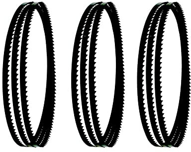 CONROS Lames de scie à Ruban 1712X13X0.36 Mm 6 TPI, for Bas 260 Swift, Bas 261 précision for la Coupe du Bois et du Plastique 3 pièces