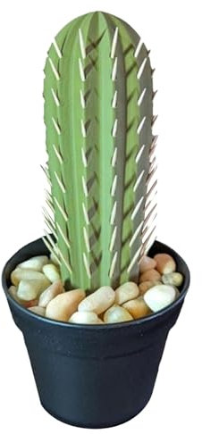 Furtryvl Kaktus Zahnstocher Halter, Gedruckter Kaktus Zahnstocher Spender, Kaktus-Zahnstocher-Spender Mit 117 Loch, Zahnstocherhalter, Zahnstocherboxen, Zahnstocherspender Automatisch