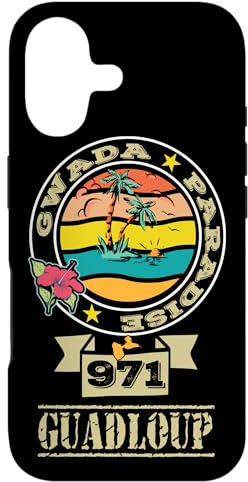 Carte de la Guadeloupe - Cadeau Souvenir guadloup 971 gwada Coque pour iPhone 17