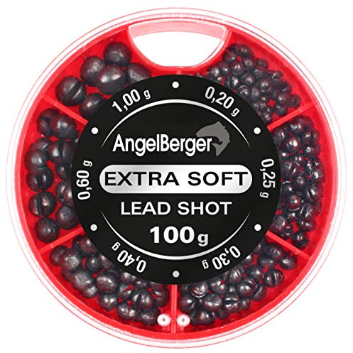 Angel-Berger Schrotblei Bleischrot Sortiment Klemmblei Lead Shots