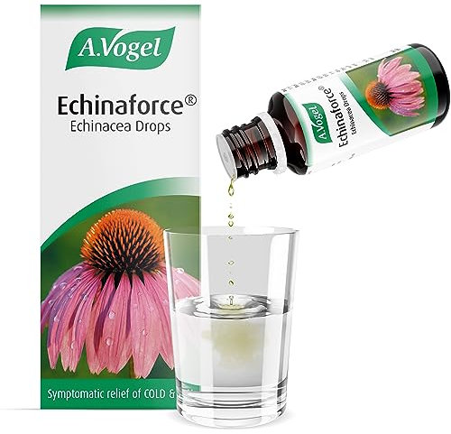 A.Vogel Echinaforce Echinacea Drops | Relieves Cold & Flu Symptoms by Supporting The Immune System | 50ml