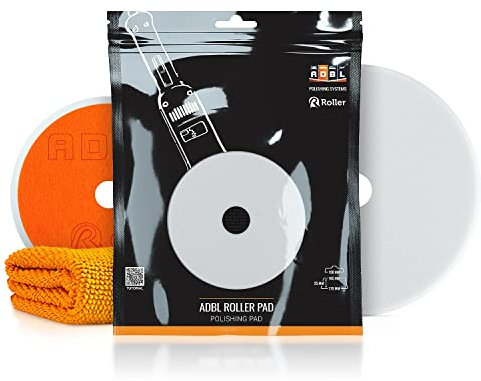 ADBL Roller Pad-DA Cut Polierpad - Polierschwamm für Ø150mm Stützteller - Profi Polierpad mit Klettverschluss - Polierschwamm, Auto Polieren, Schwamm Polierteller