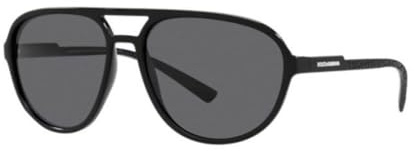 Dolce & Gabbana DG 6150 Herrsolglasögon MATTE BLACK/GREY 60/17/145