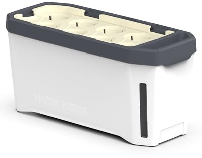 GUSTA GARDEN Harry Herbs 4in1 Kräutertopf Weiß - Pflanzentopf mit Bewässerungssystem - 0,5L Wassertank & 5L Erdvolumen - Für Indoor & Outdoor
