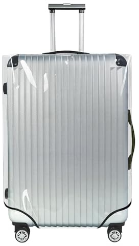 Explore Land Clear PVC Suitcase Cover Protector, M