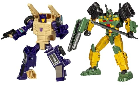 Transformers Legacy United Doom ‘n Destruction Collection, Bludgeon & Rukus, Mayhem Attack Squad Converting Action Figure 2-Pack, 8+ (Amazon Exclusive)