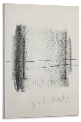 Ohne Titel 1990 von Gerhard Richter Leinwand-Kunstdrucke, Poster, Foto, Gemälde, Poster, Raumdekoration, 60 x 90 cm