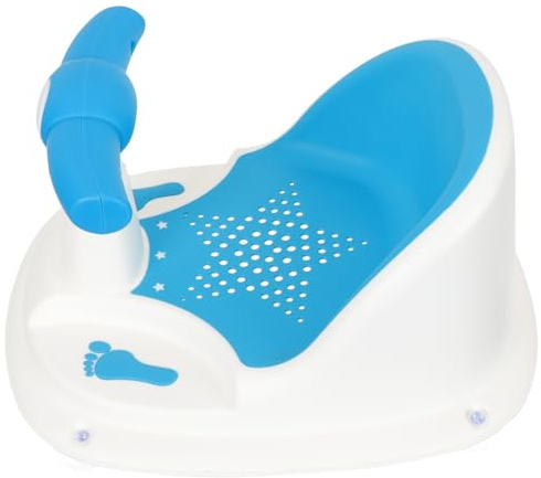 VICASKY Badesitz Für Mädchen Rutschfester Und Ergonomischer Badewannensitz Mit Saugnäpfen Stabiler Geeignet Für Junge Mädchen Und Kleinkinder Blau