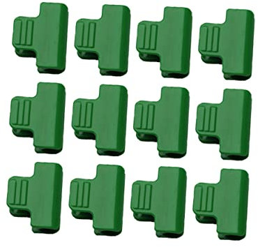 CAXUSD 20 Stücke Kunststoff Garten Gewächshaus Reihe Abdeckungen