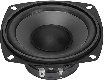 Ailgely 400 W Auto-Mitteltöner, Externer Magnetischer Koaxial-4-Zoll-Autolautsprecher, Schwarz für PKW und LKW
