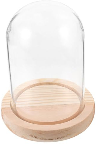 MAGICLULU Large Glass Display Cover for Garden Centerpiece Clear Dome Case for Terrarium Jar