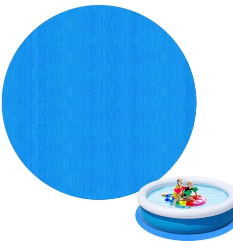 Tapiz Suelo Piscina, Base para Piscina Redondas, Alfombra Piscina Suelo, Base Inflable para, Protección Antipinchazos para Terrazas, Mayor Seguri, para Piscinas sobre El Suelo