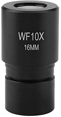 Plmvhpb Microscope Eyepiece Lenses, R001 WF10X 16mm Eyepiece for Biological Microscope Ocular Mounting 23.2mm with Scale 0.1mm